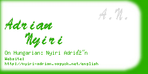 adrian nyiri business card